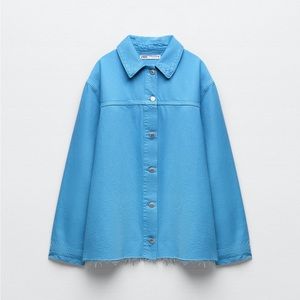 Zara Solid color denim jacket